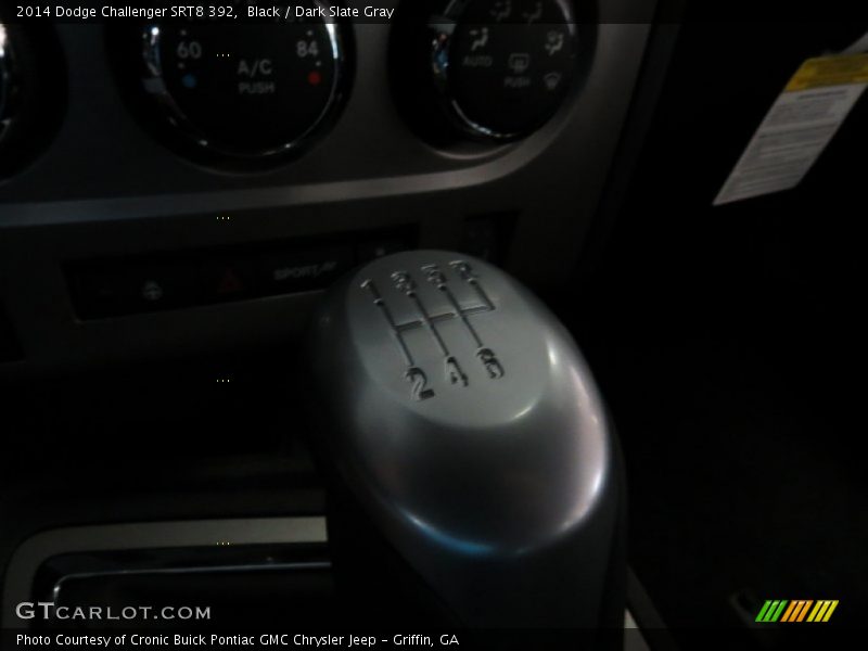 Black / Dark Slate Gray 2014 Dodge Challenger SRT8 392