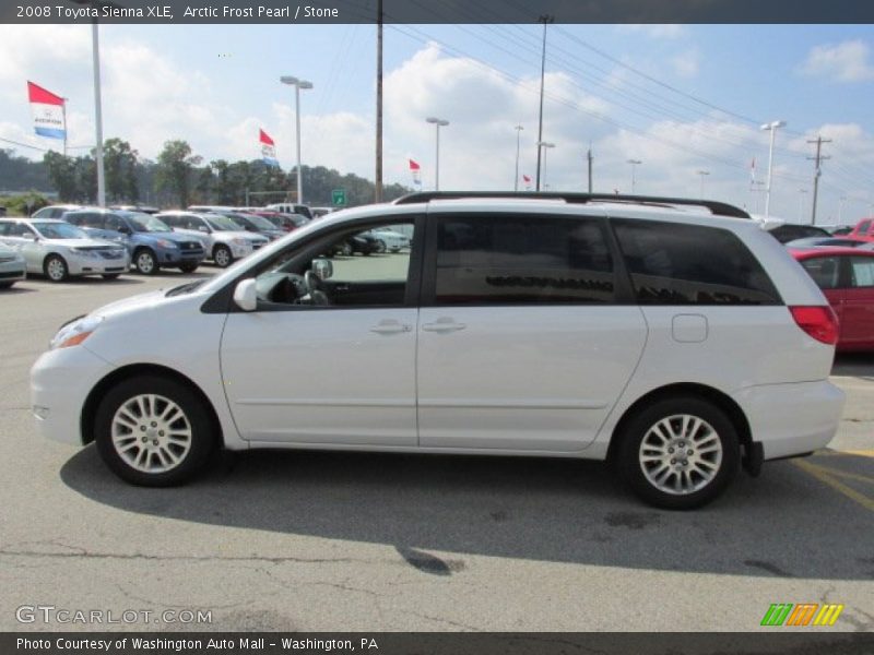 Arctic Frost Pearl / Stone 2008 Toyota Sienna XLE