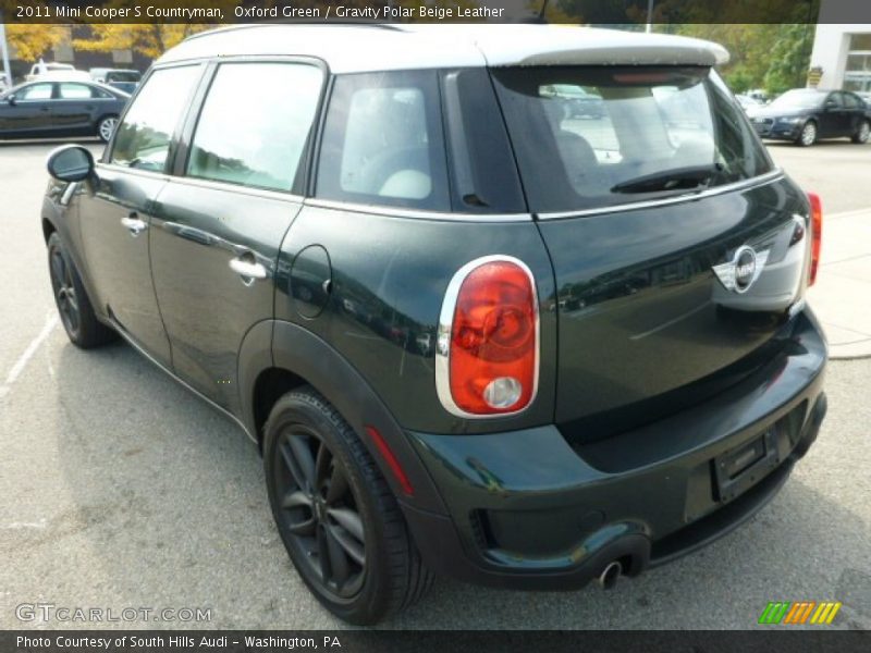 Oxford Green / Gravity Polar Beige Leather 2011 Mini Cooper S Countryman