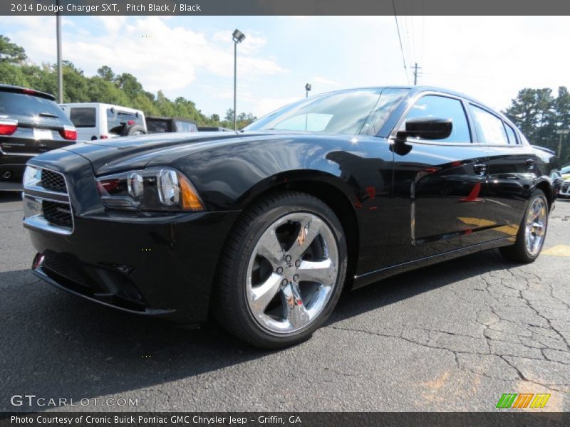 Pitch Black / Black 2014 Dodge Charger SXT