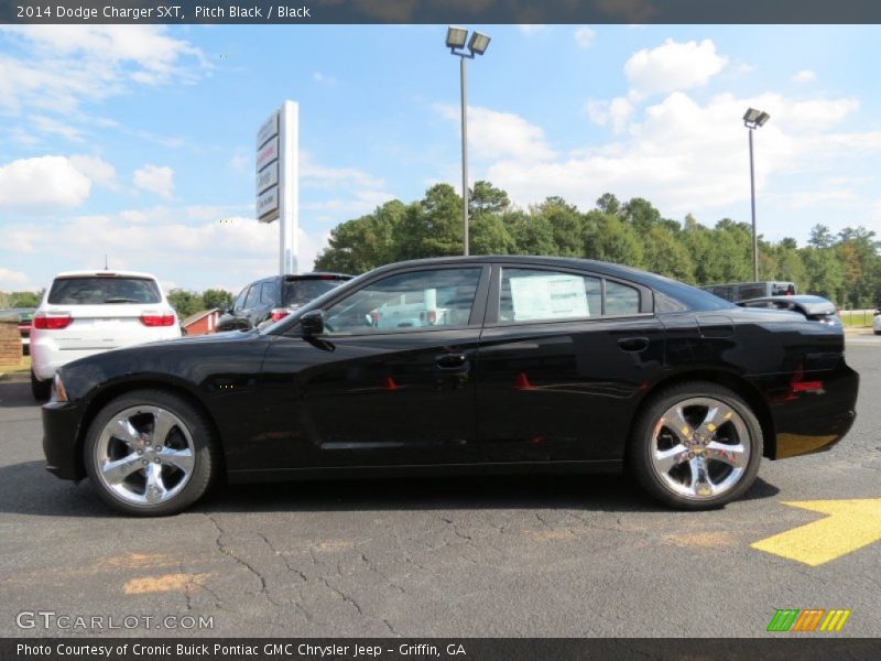 Pitch Black / Black 2014 Dodge Charger SXT