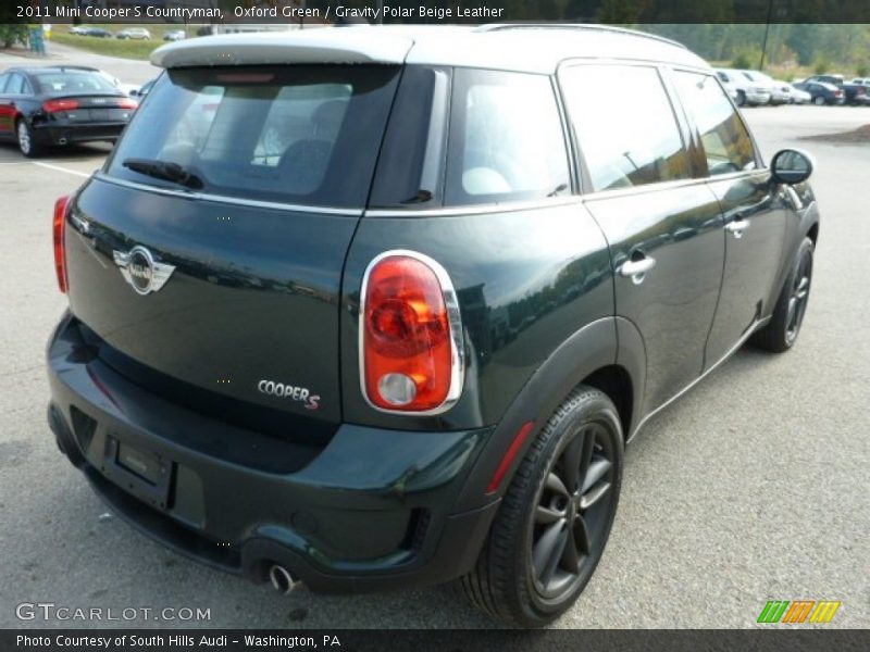 Oxford Green / Gravity Polar Beige Leather 2011 Mini Cooper S Countryman
