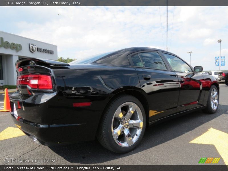 Pitch Black / Black 2014 Dodge Charger SXT