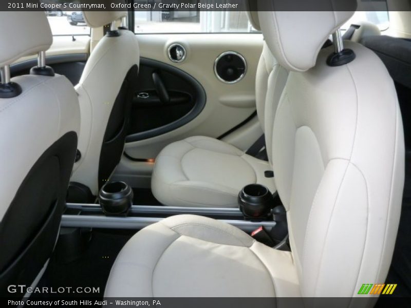Oxford Green / Gravity Polar Beige Leather 2011 Mini Cooper S Countryman