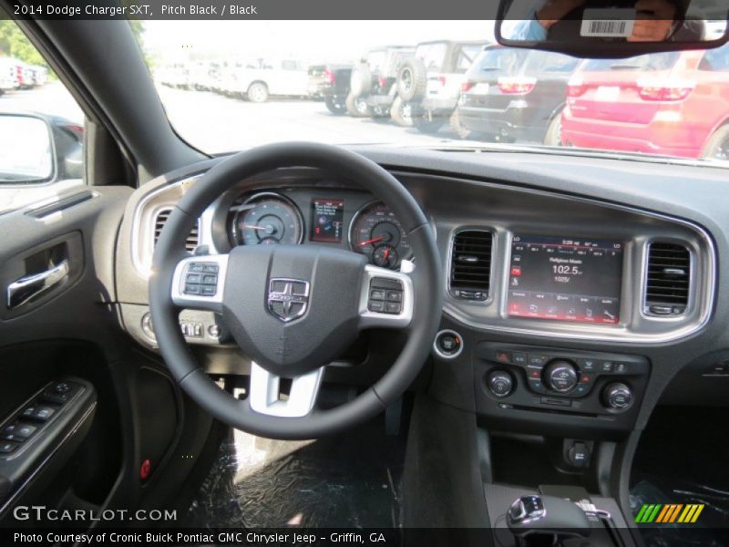 Pitch Black / Black 2014 Dodge Charger SXT