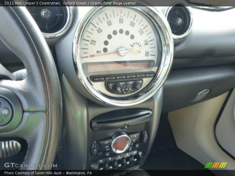 Oxford Green / Gravity Polar Beige Leather 2011 Mini Cooper S Countryman