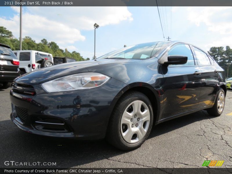 Pitch Black / Black 2013 Dodge Dart SE