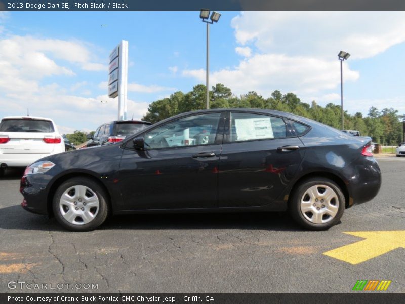Pitch Black / Black 2013 Dodge Dart SE