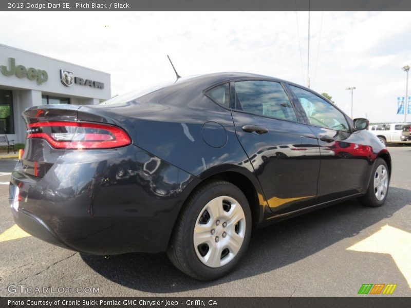 Pitch Black / Black 2013 Dodge Dart SE