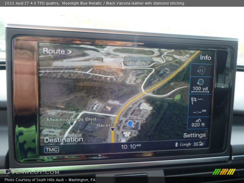 Navigation of 2013 S7 4.0 TFSI quattro