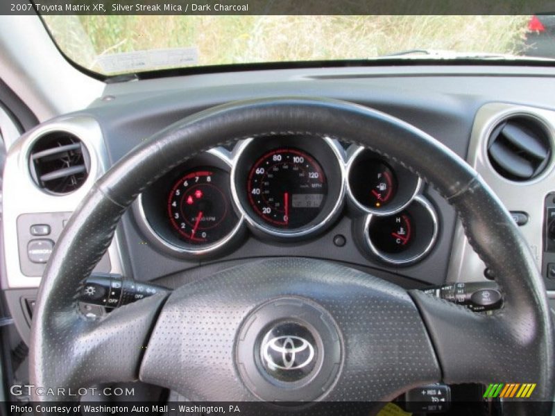 Silver Streak Mica / Dark Charcoal 2007 Toyota Matrix XR