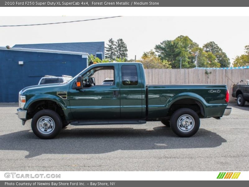 Forest Green Metallic / Medium Stone 2010 Ford F250 Super Duty XL SuperCab 4x4