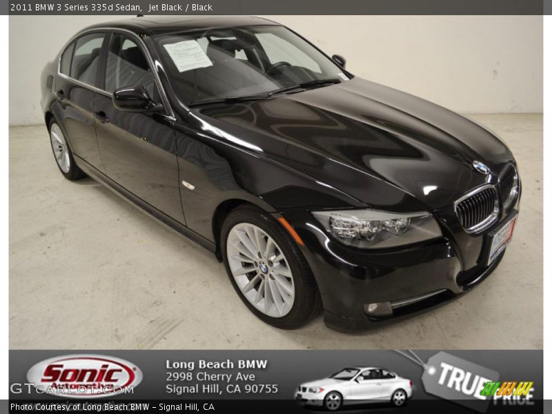 Jet Black / Black 2011 BMW 3 Series 335d Sedan