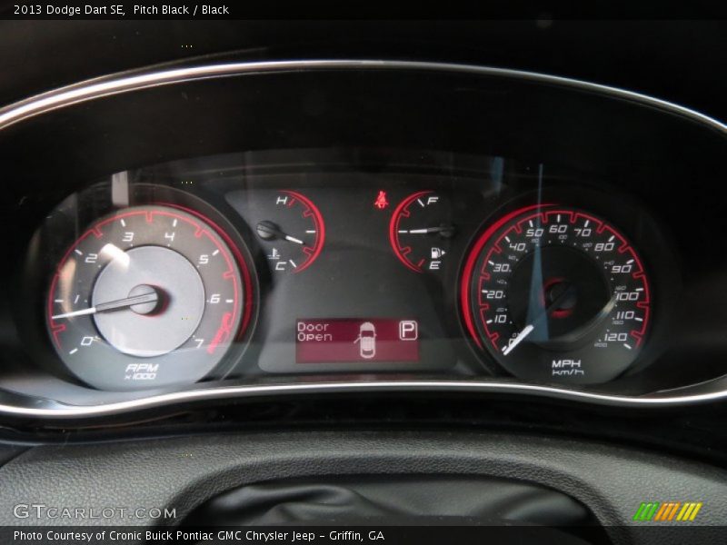 Pitch Black / Black 2013 Dodge Dart SE