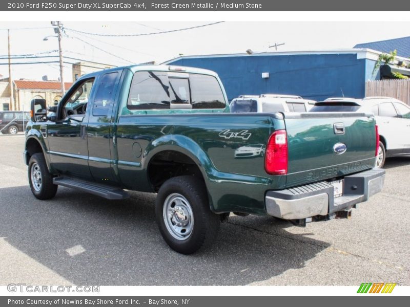 Forest Green Metallic / Medium Stone 2010 Ford F250 Super Duty XL SuperCab 4x4