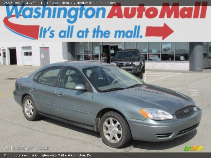 Light Tundra Metallic / Medium/Dark Pebble Beige 2006 Ford Taurus SEL