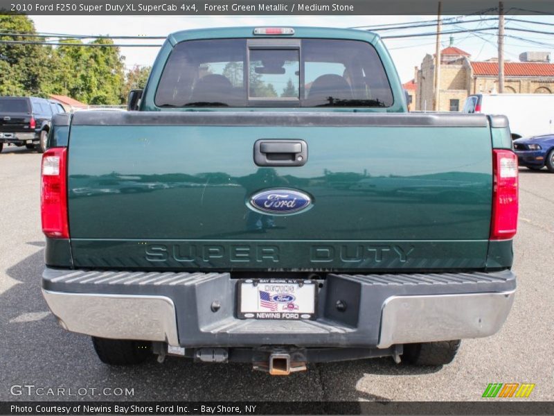 Forest Green Metallic / Medium Stone 2010 Ford F250 Super Duty XL SuperCab 4x4