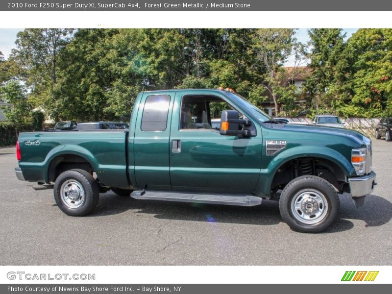 Forest Green Metallic / Medium Stone 2010 Ford F250 Super Duty XL SuperCab 4x4
