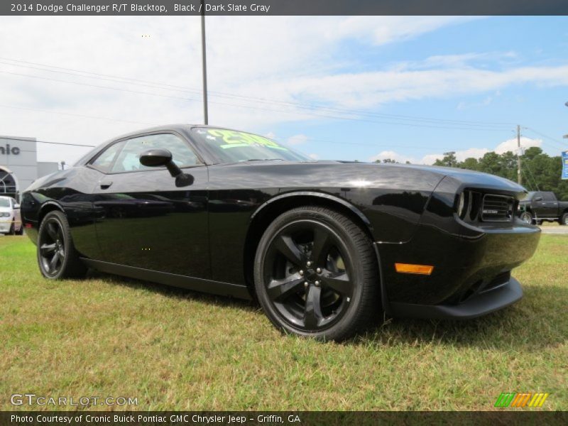 Black / Dark Slate Gray 2014 Dodge Challenger R/T Blacktop