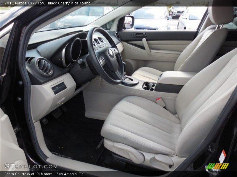 Black Cherry Mica / Sand 2011 Mazda CX-7 i SV