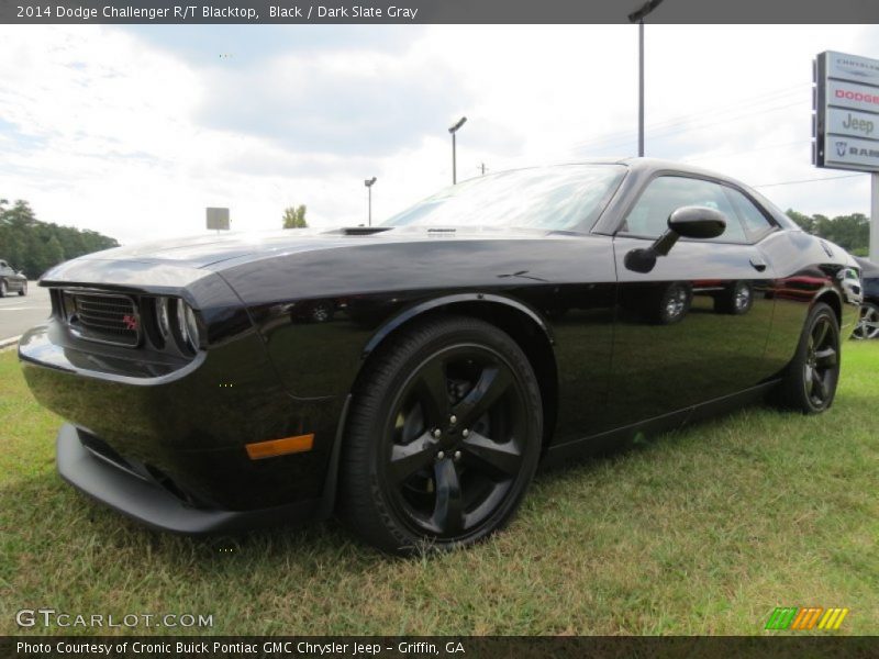 Black / Dark Slate Gray 2014 Dodge Challenger R/T Blacktop