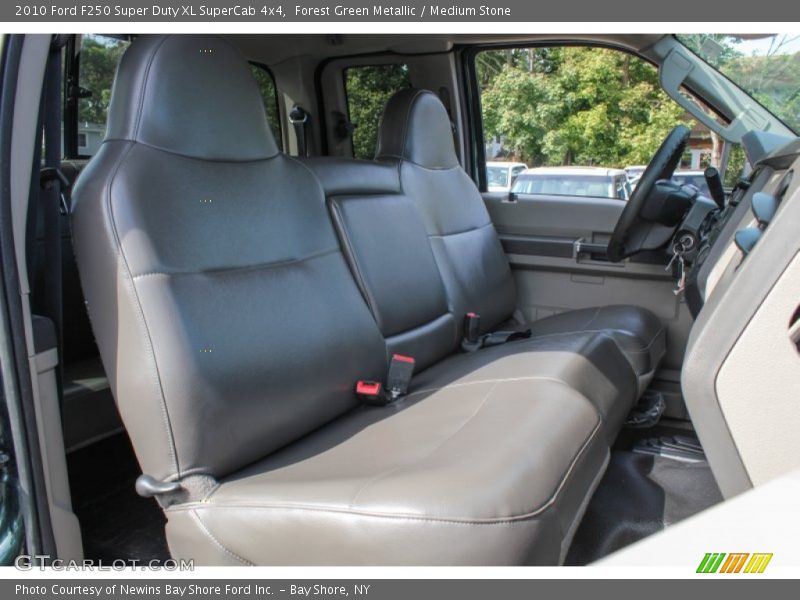 Forest Green Metallic / Medium Stone 2010 Ford F250 Super Duty XL SuperCab 4x4