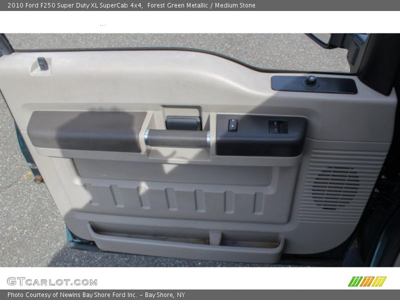 Forest Green Metallic / Medium Stone 2010 Ford F250 Super Duty XL SuperCab 4x4