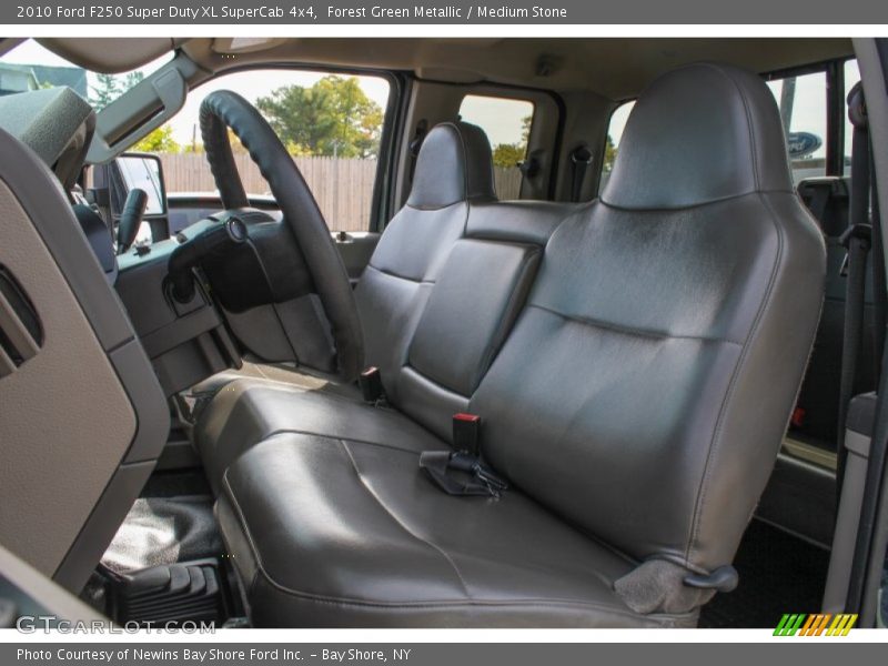 Forest Green Metallic / Medium Stone 2010 Ford F250 Super Duty XL SuperCab 4x4