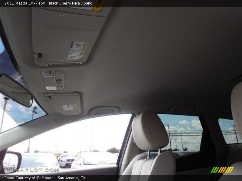 Black Cherry Mica / Sand 2011 Mazda CX-7 i SV