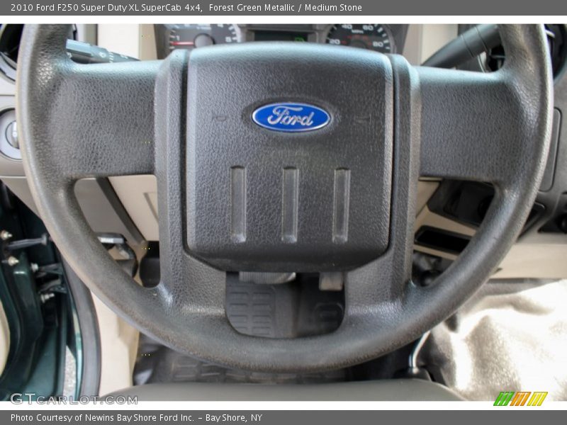 Forest Green Metallic / Medium Stone 2010 Ford F250 Super Duty XL SuperCab 4x4