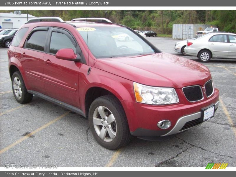 Fever Red Metallic / Ebony Black 2006 Pontiac Torrent AWD