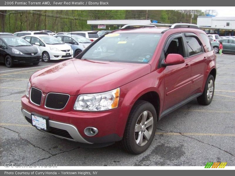 Fever Red Metallic / Ebony Black 2006 Pontiac Torrent AWD