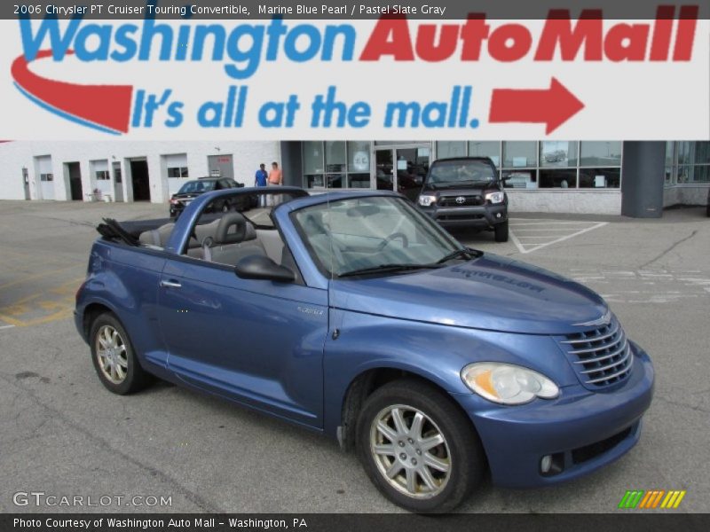 Marine Blue Pearl / Pastel Slate Gray 2006 Chrysler PT Cruiser Touring Convertible
