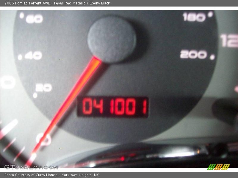 Fever Red Metallic / Ebony Black 2006 Pontiac Torrent AWD