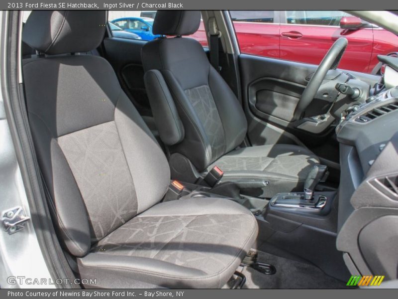 Ingot Silver / Charcoal Black 2013 Ford Fiesta SE Hatchback