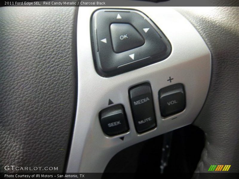 Red Candy Metallic / Charcoal Black 2011 Ford Edge SEL