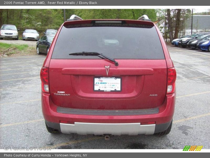 Fever Red Metallic / Ebony Black 2006 Pontiac Torrent AWD