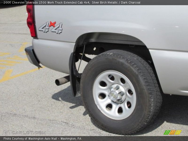 Silver Birch Metallic / Dark Charcoal 2006 Chevrolet Silverado 1500 Work Truck Extended Cab 4x4