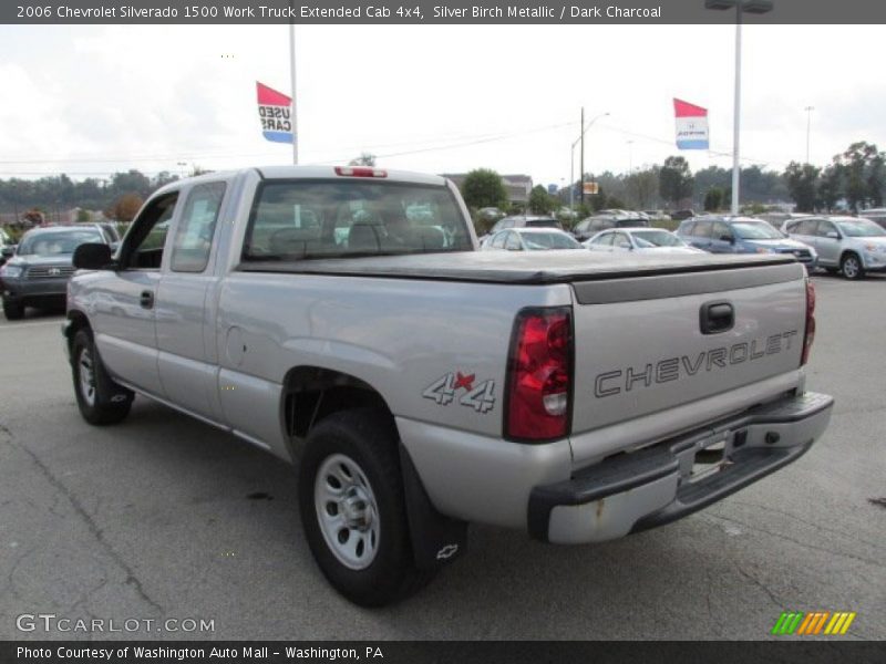 Silver Birch Metallic / Dark Charcoal 2006 Chevrolet Silverado 1500 Work Truck Extended Cab 4x4