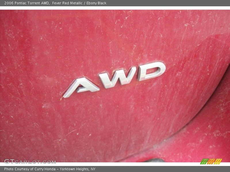 Fever Red Metallic / Ebony Black 2006 Pontiac Torrent AWD