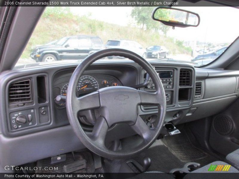 Silver Birch Metallic / Dark Charcoal 2006 Chevrolet Silverado 1500 Work Truck Extended Cab 4x4