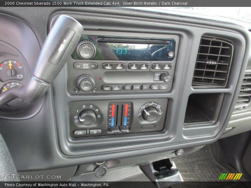 Silver Birch Metallic / Dark Charcoal 2006 Chevrolet Silverado 1500 Work Truck Extended Cab 4x4