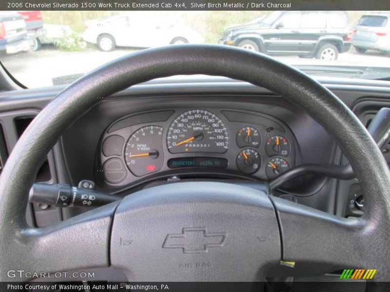 Silver Birch Metallic / Dark Charcoal 2006 Chevrolet Silverado 1500 Work Truck Extended Cab 4x4