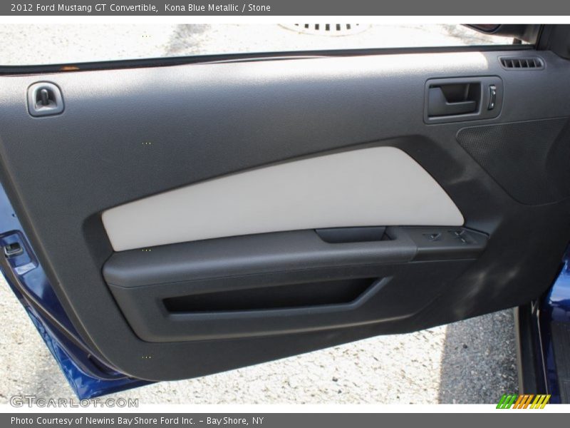 Kona Blue Metallic / Stone 2012 Ford Mustang GT Convertible