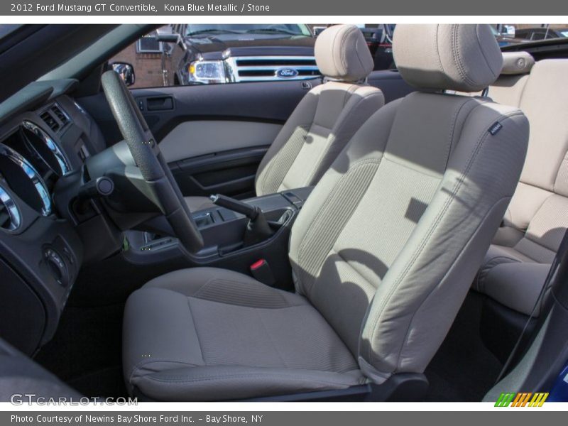 Kona Blue Metallic / Stone 2012 Ford Mustang GT Convertible