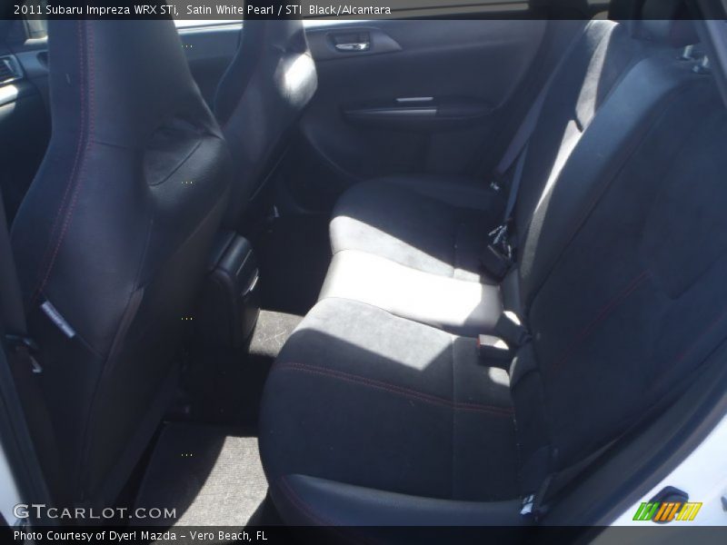 Satin White Pearl / STI  Black/Alcantara 2011 Subaru Impreza WRX STi