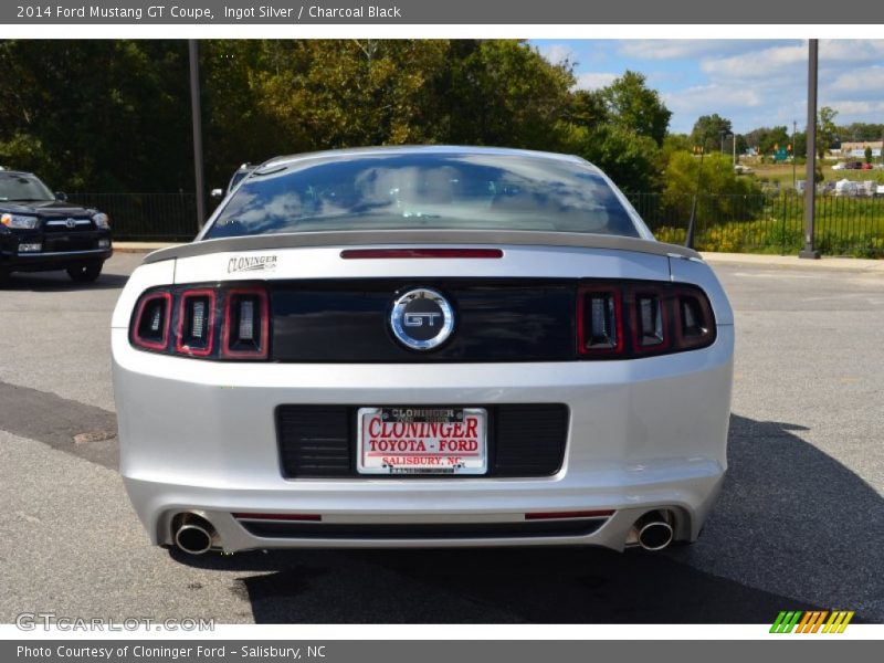 Ingot Silver / Charcoal Black 2014 Ford Mustang GT Coupe