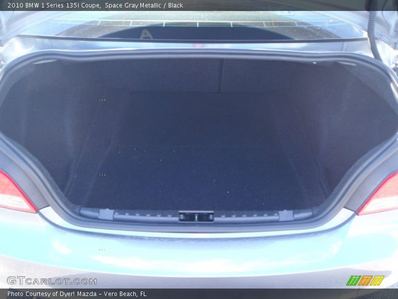 Space Gray Metallic / Black 2010 BMW 1 Series 135i Coupe