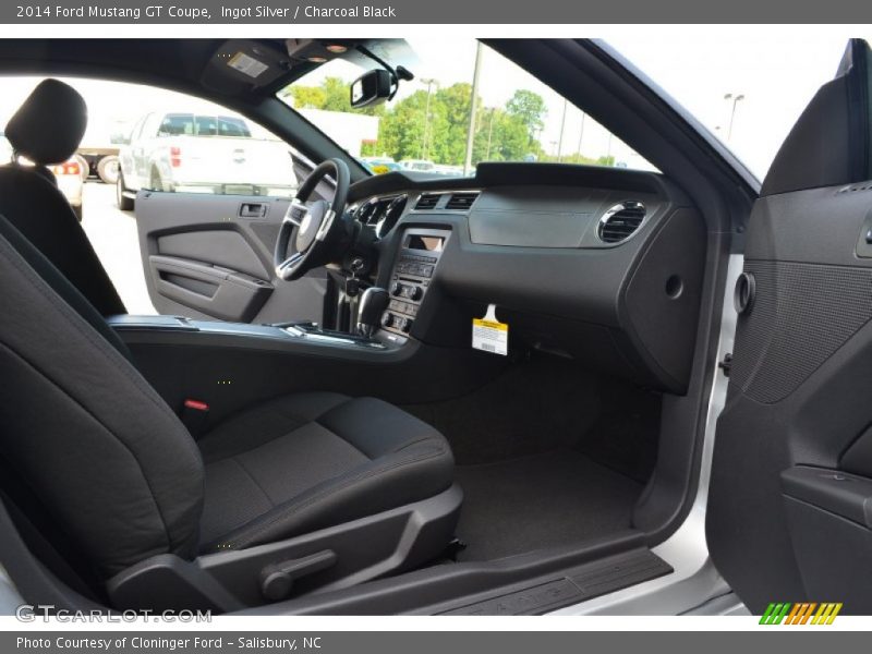 Ingot Silver / Charcoal Black 2014 Ford Mustang GT Coupe