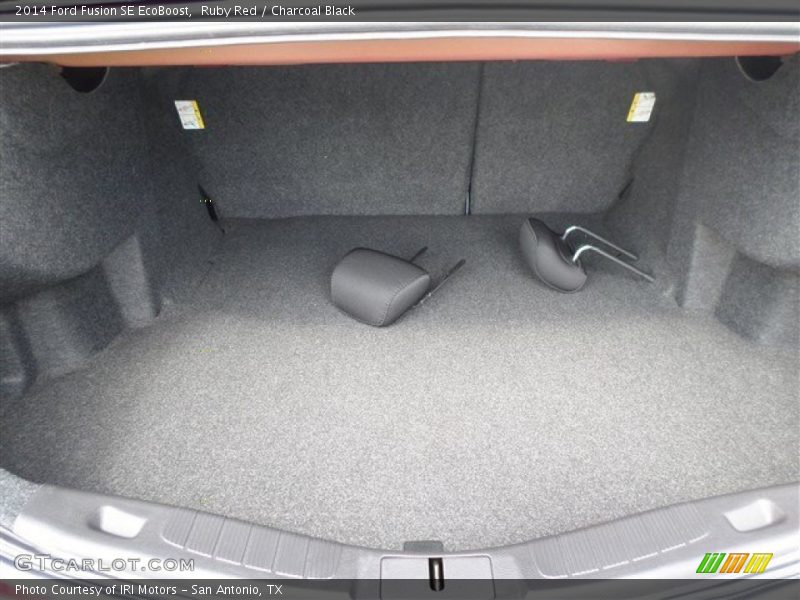 Ruby Red / Charcoal Black 2014 Ford Fusion SE EcoBoost